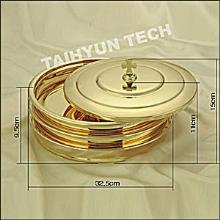 금 성찬기 떡그릇 3단 1세트 (Hit-30)
